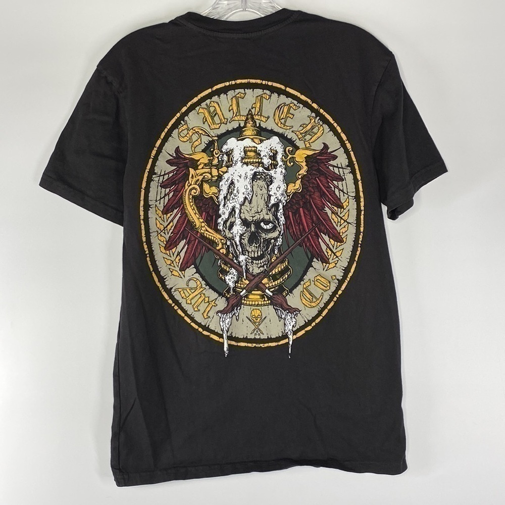 Sullen Art Collective Black Steiner Short Sleeve Graphic Tshirt Small